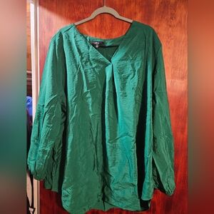 Ellos Long Sleeve Inverted Pleat Tunic